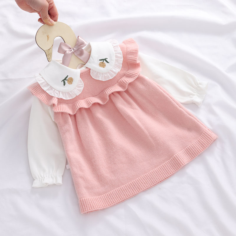 宝宝公主背心裙儿童毛衣裙女童连衣裙洋气小童新款春秋装裙子薄款,童装/婴儿装/亲子装,连衣裙,淘宝优惠券,粉丝福利购,淘宝优惠卷