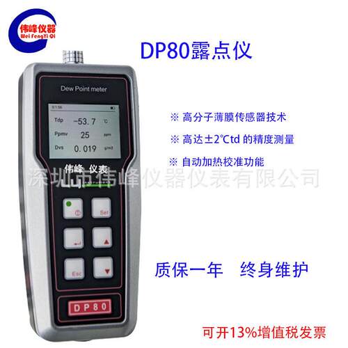 锂电池手套箱用露点仪 DP80型便携式露点仪精密快速