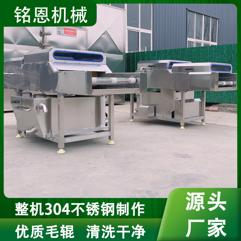 垫片清洗机 硅胶垫自动清洗设备 食品厂用垫子清洗机铭恩机械定制