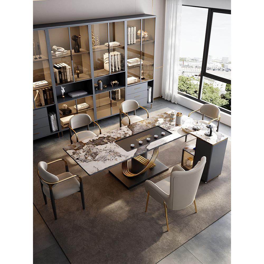 轻奢高级感岩板茶台烧水壶一体办公室家用茶桌简约现代功夫茶桌椅,住宅家具,家用茶台/茶桌,淘宝优惠券,粉丝福利购,淘宝优惠卷