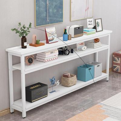 定制沙发后多层置物架20/25cm宽长条架床边置物架床尾多层收纳架