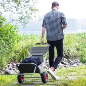 致丽生活野营车折叠手拉车户外轻便摄影车小推车钓鱼车黑坑拉杆车