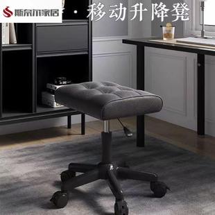 午休搁脚凳升降脚踏翘脚凳沙发凳办公室放脚凳真皮凳子家用垫脚凳