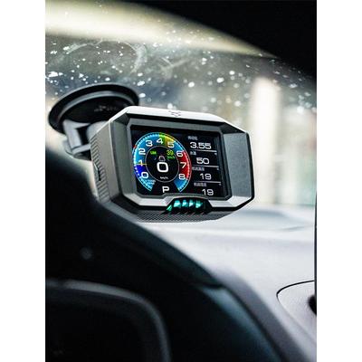 魔术师F936液晶仪表汽车通用OBD仪表转速涡轮表水温表改装仪表