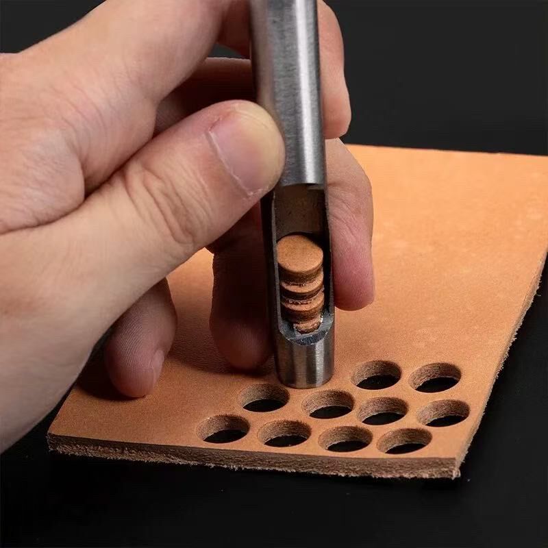 1-50mm皮带冲l皮革打孔冲子冲头冲眼家用皮具模型圆柱冲皮匠打孔