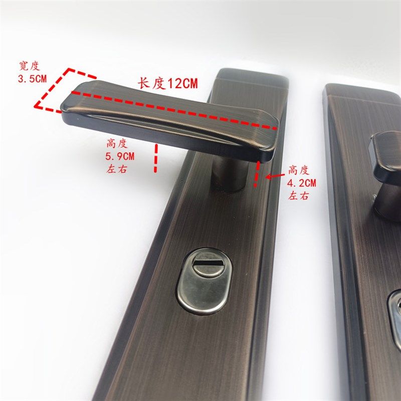 防盗门锁豪华灰i棕色大门锁拉手双开门单活双活面板入户进户门执,基础建材,机械门锁,淘宝优惠券,粉丝福利购,淘宝优惠卷