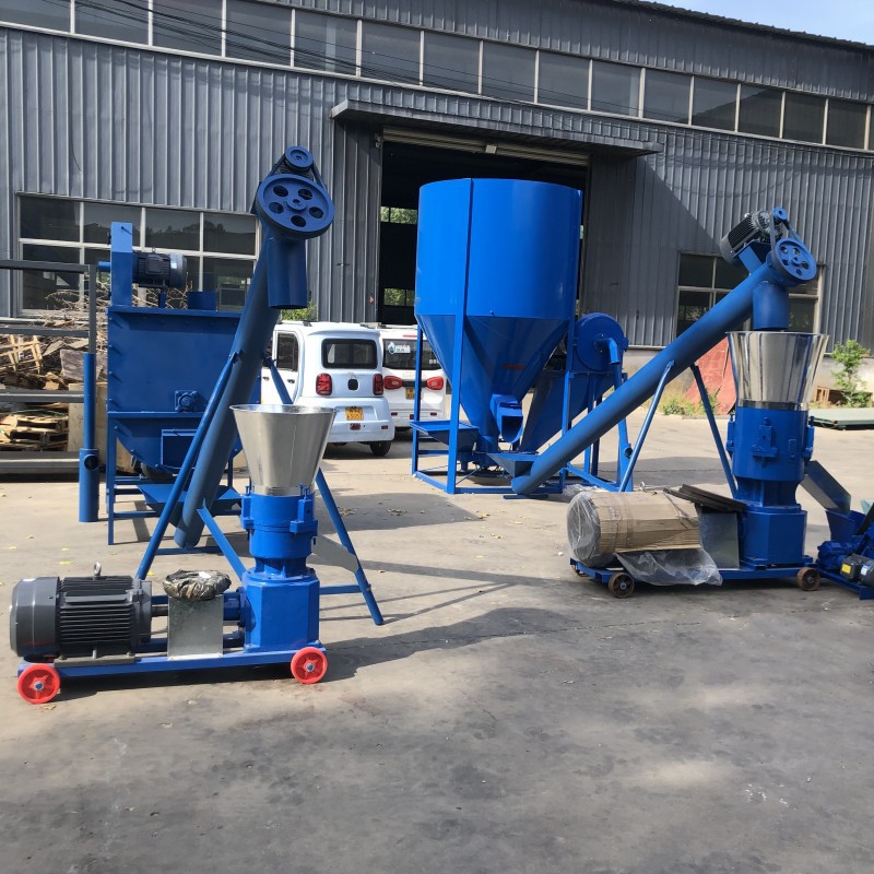 玉米秸秆造粒机 海参饲料颗粒机 小型家用养殖鸡鸭鹅猪牛羊饲料机