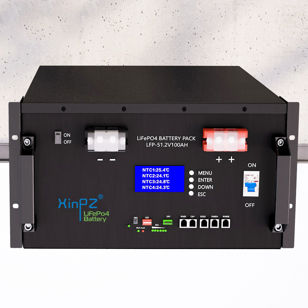 51.2V100AH锂电池磷酸铁锂储能电池太阳能光伏发电通讯基站电池组