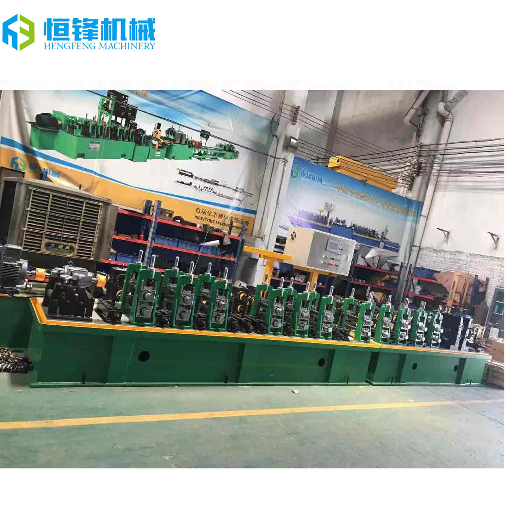 工业大管件用制管机组 不锈钢波纹管制管机 下料架焊管机械设备