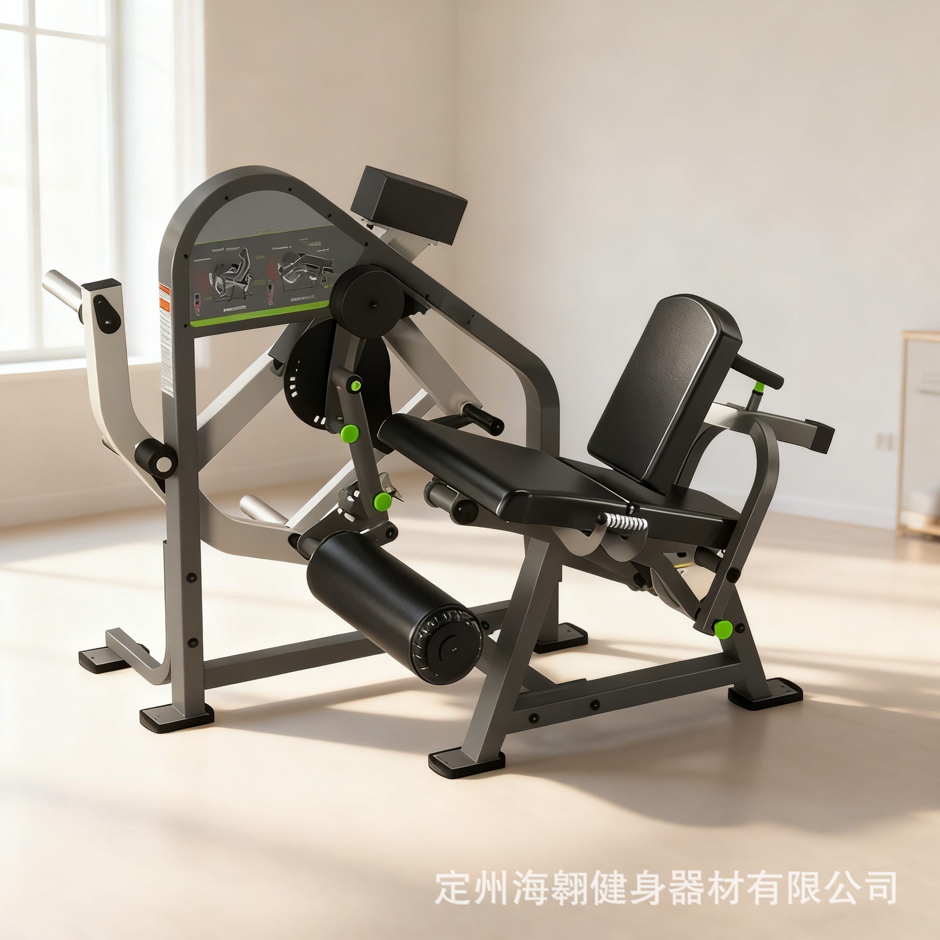 商业腿部伸展腿弯举组合健身器材健身房二合一腿部训练器材