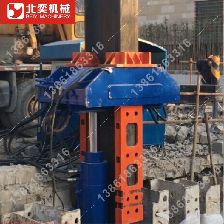 H工法桩一体式拔桩机 型钢拔桩机价格 无线遥控双节油缸起拔型钢