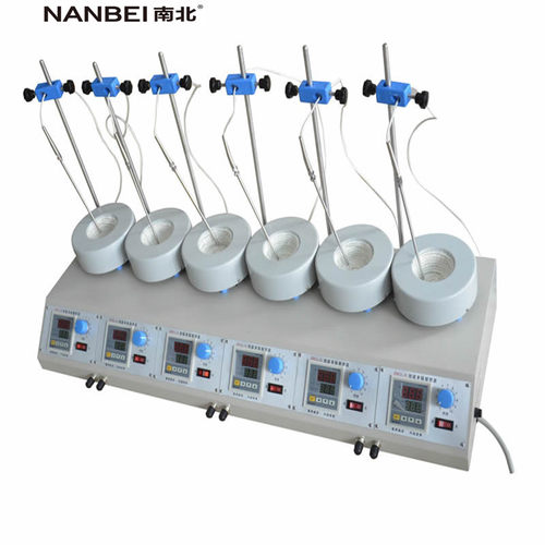 低噪音搅拌电热套ZNCL-DL数显六联磁力电热搅拌器