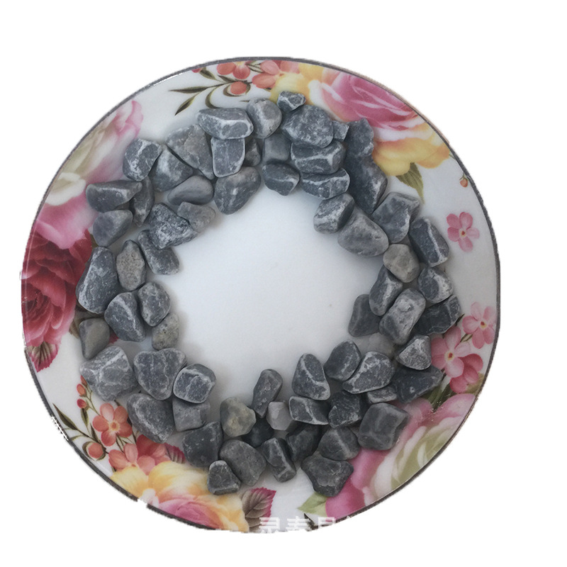 鹅卵石 鱼缸盆栽装饰彩石头 多肉植物水培铺面用机制鹅卵石 砾石.
