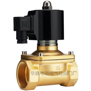 室外防水全铜电磁控制电阀开水关阀气阀220v224v12v4分6分1寸半寸