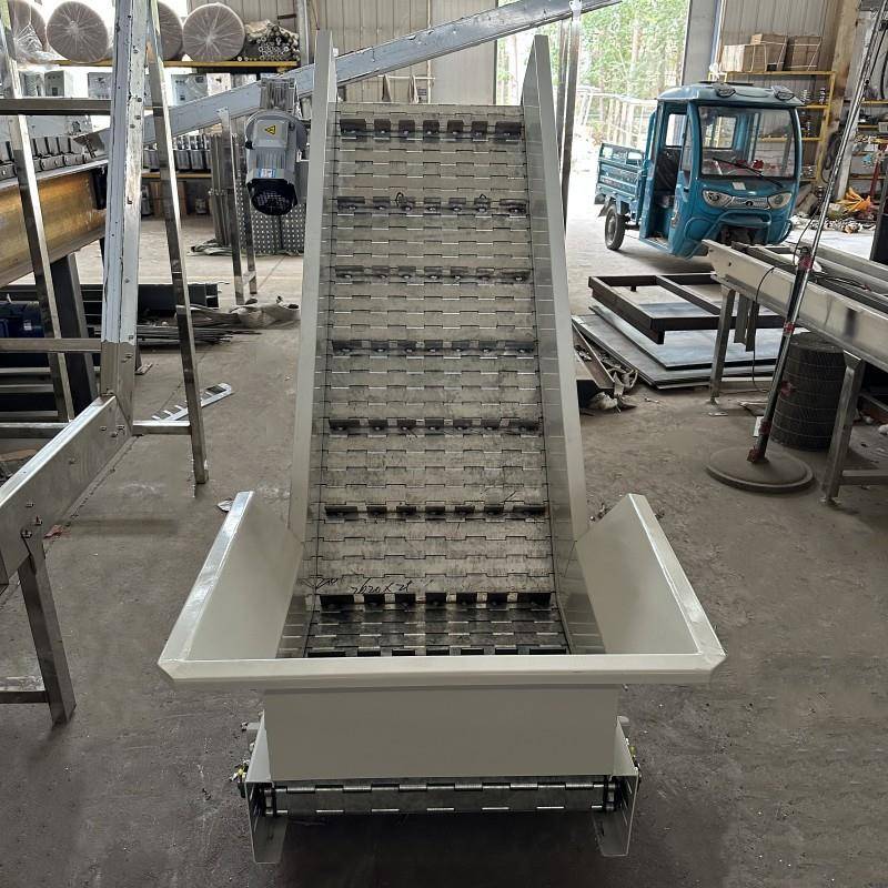 不锈钢链板输送机链板提升机上料输送机工件传送带食品输送线