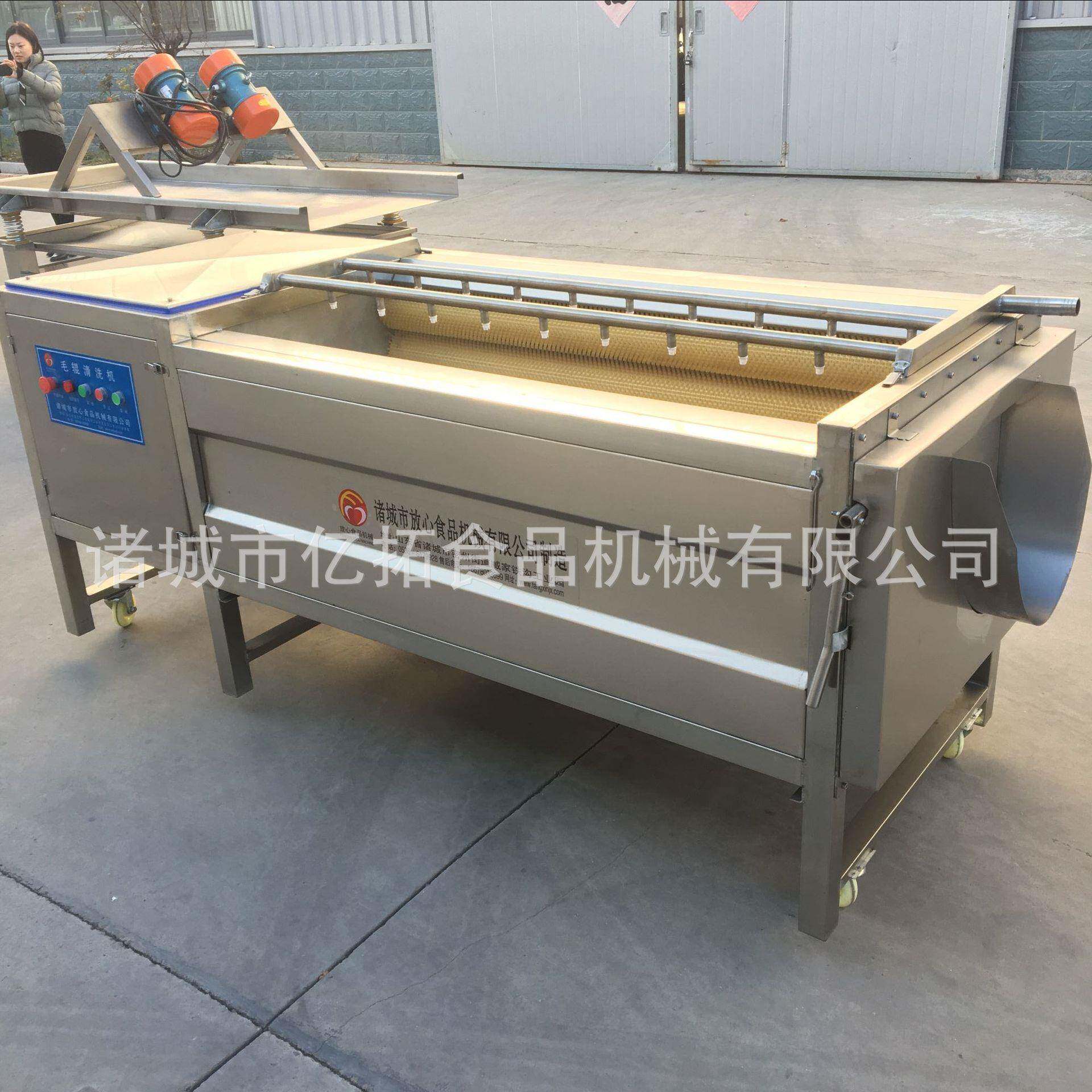 厂家直销商用304不锈钢莲藕清洗机净菜加工甘薯去皮清洗机