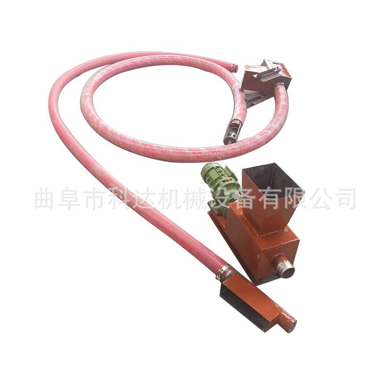 柴油机带动双驱软管吸粮机车载小型装车输送机加长抽粮上料机
