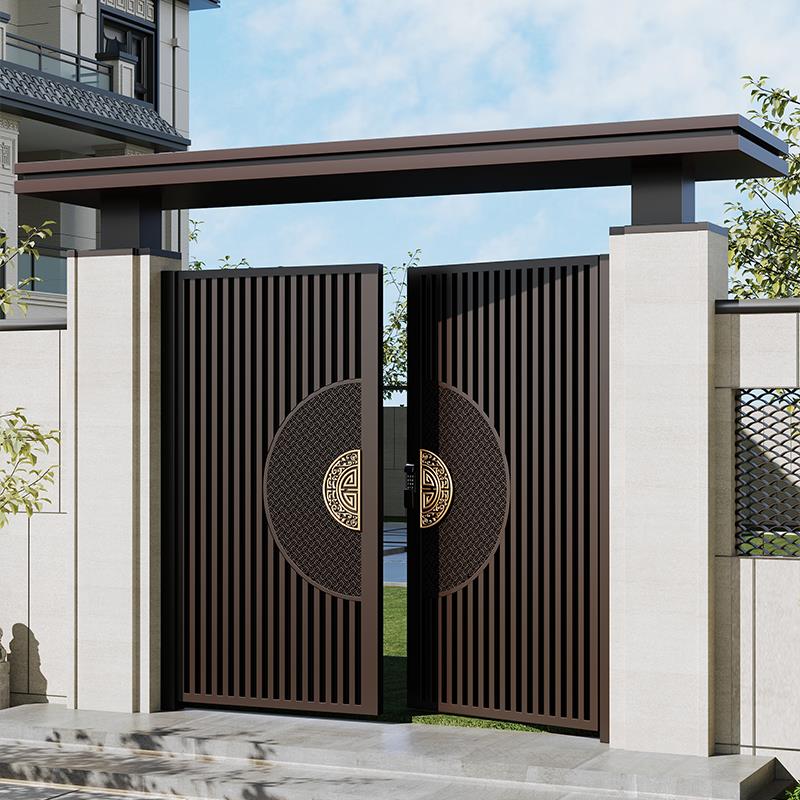 铝合金庭院门别墅双开门小区农村自建房大门