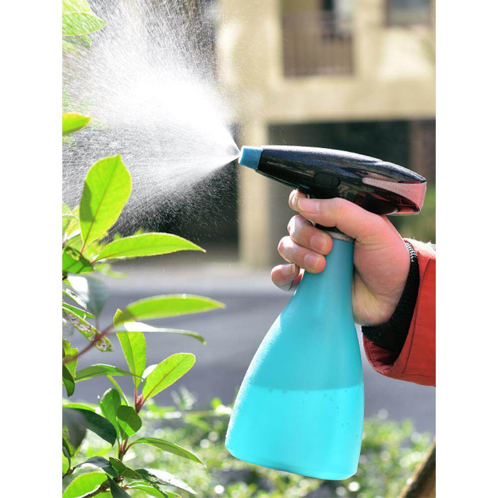 水滴型电动喷壶1L 84消毒家用水壶高压浇花小型喷雾园艺雾化工具