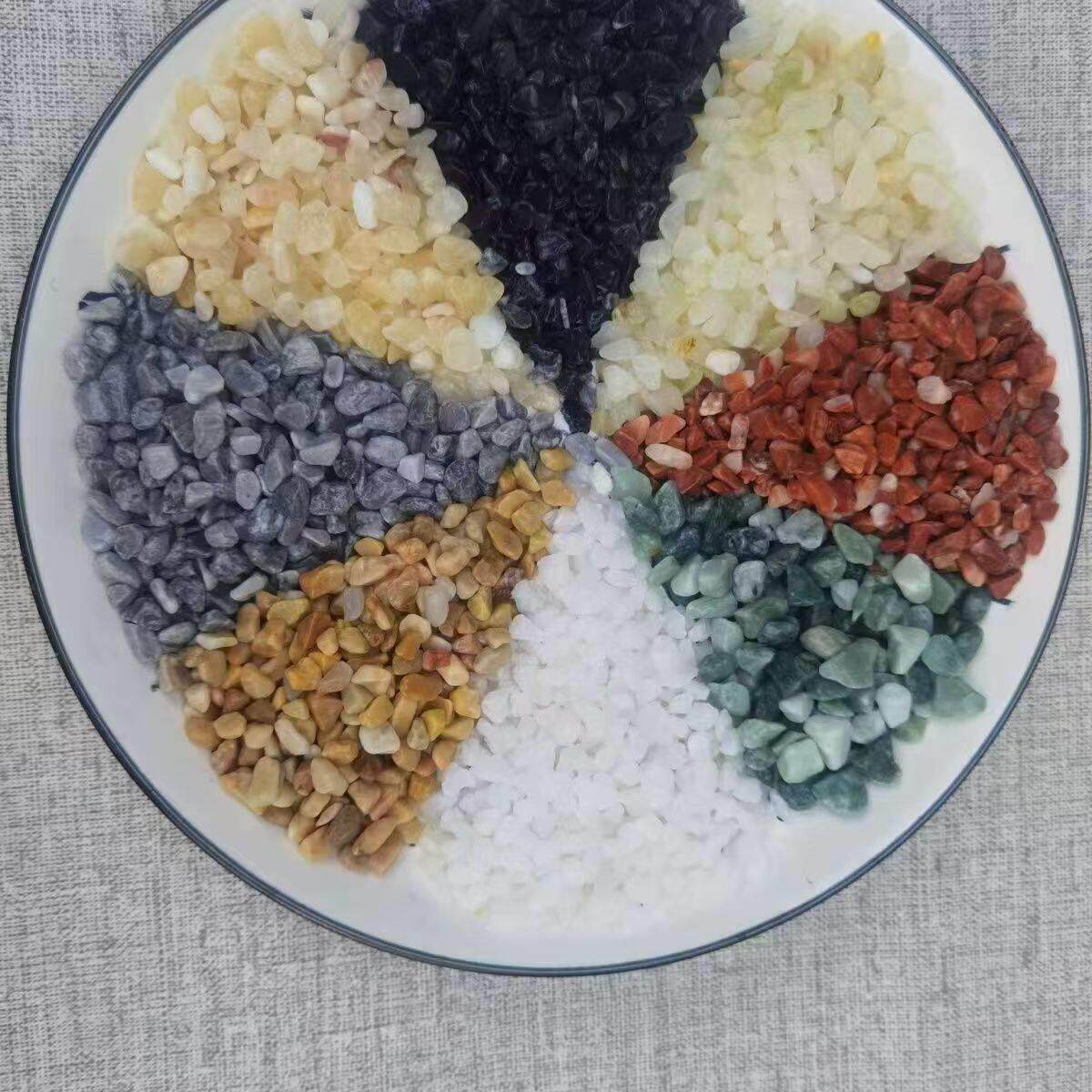 天然白色鹅卵石白石子花盆栽鱼缸铺底石头庭院造景铺路多肉铺面石