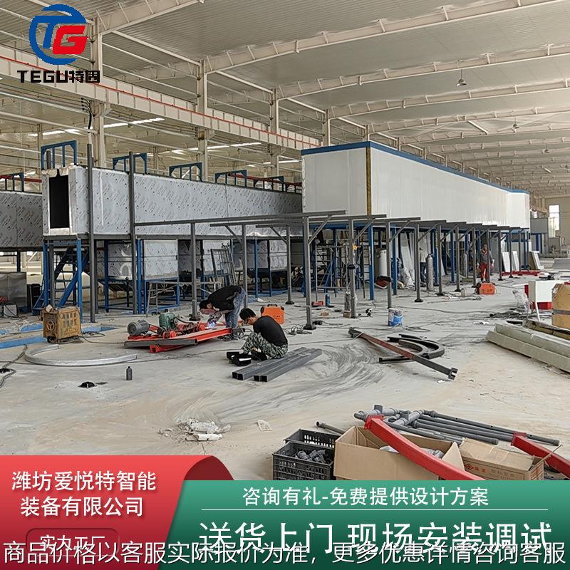 轮毂喷涂线静电喷塑喷涂流水线电泳涂装线喷漆生产线悬挂式喷粉