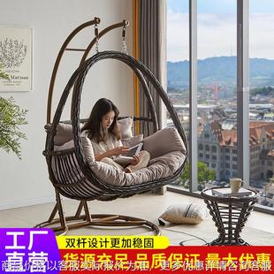 吊椅家用阳台秋千吊篮椅户外摇椅露天双人庭院室外摇篮椅户外休闲