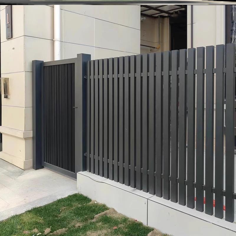 铝艺护栏铝合金新中式别墅庭院围栏室外小区围墙家用阳台隔离栏杆