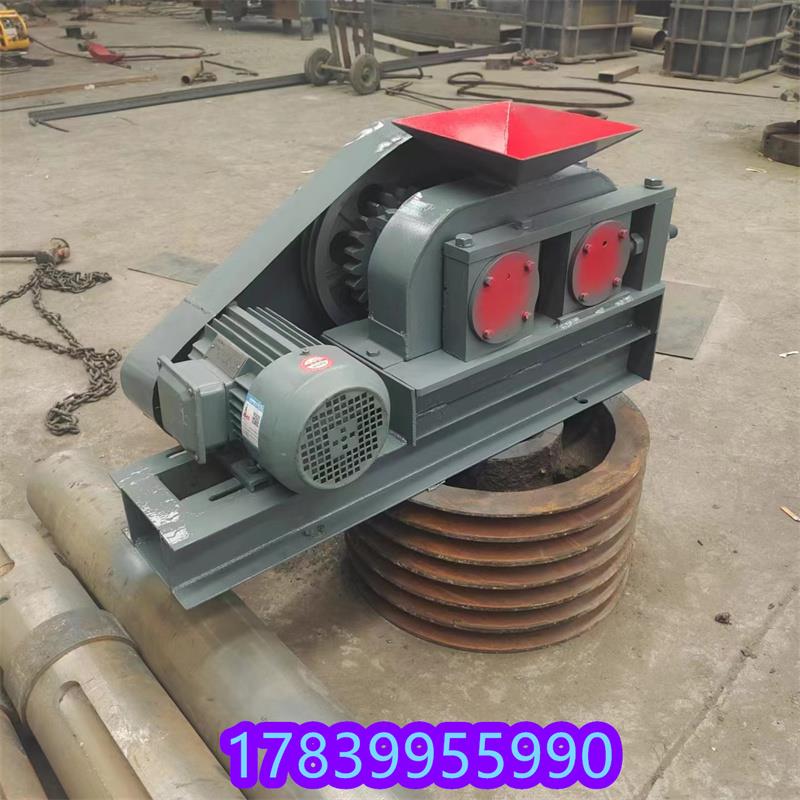 实验室用破碎机小型对辊破碎机化验矿石粉碎机双辊制砂机