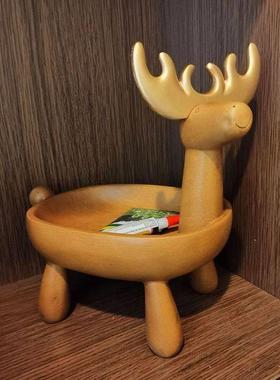 门口进门钥匙收纳架玄关神器桌面置物架收纳盒客厅创意摆件首饰架