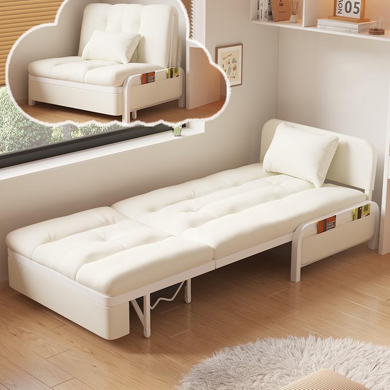 单人沙发床折叠两用2025新款云朵小户型多功能伸缩抽拉床书房家用