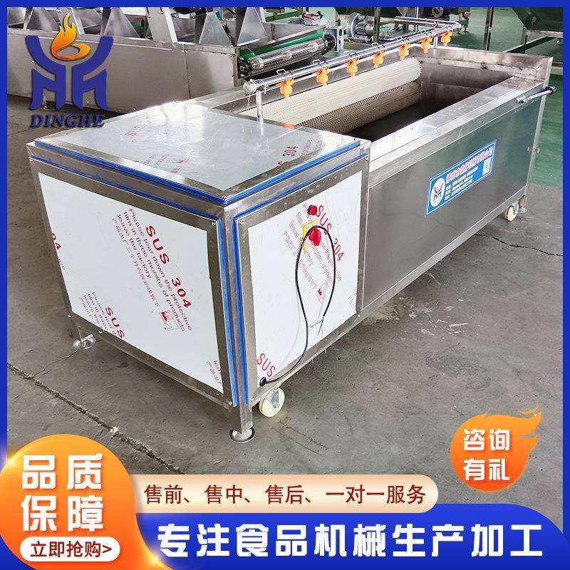 厂家供应304不锈钢蔬菜清洗机果蔬清洗机毛辊土豆去皮清洗机