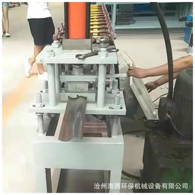 定制百叶窗叶片压型机自动冲孔辊压机设备镀锌75型百叶窗成型机