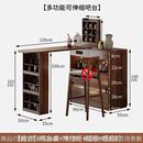 实木2024新款 吧台隔断柜客厅吧台小户型家用餐边柜阳台休闲小吧台