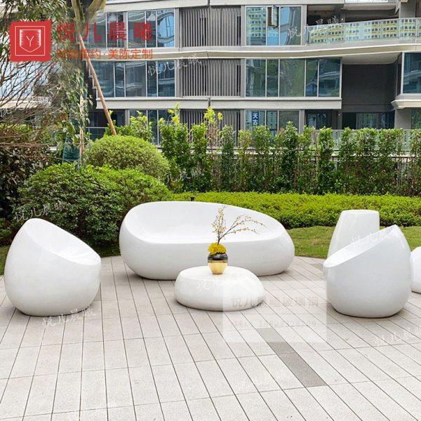 玻璃钢椭圆沙发座椅茶几组合商场公共休息区坐凳户外公园休闲椅子,商业/办公家具,休闲椅系列,淘宝优惠券,粉丝福利购,淘宝优惠卷