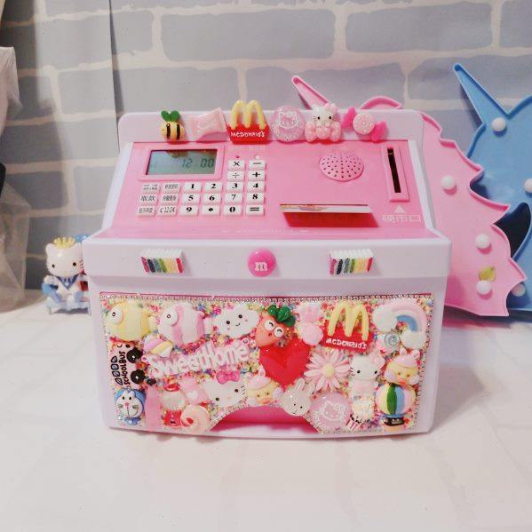 创意存钱罐网红同款个性大容量儿童储蓄罐防摔女孩可atm存取款机