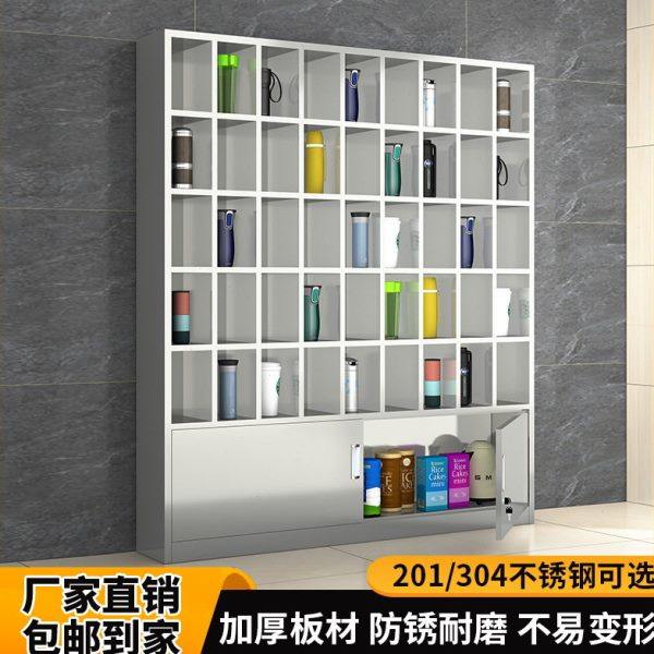 不锈钢水杯柜员工多格柜放置柜工厂车间茶杯架子茶水间储物放杯柜,金属材料及制品,不锈钢,淘宝优惠券,粉丝福利购,淘宝优惠卷