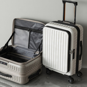 超大容量新款 多功能侧开口行李箱女20寸扩容登机箱男拉杆箱旅行箱