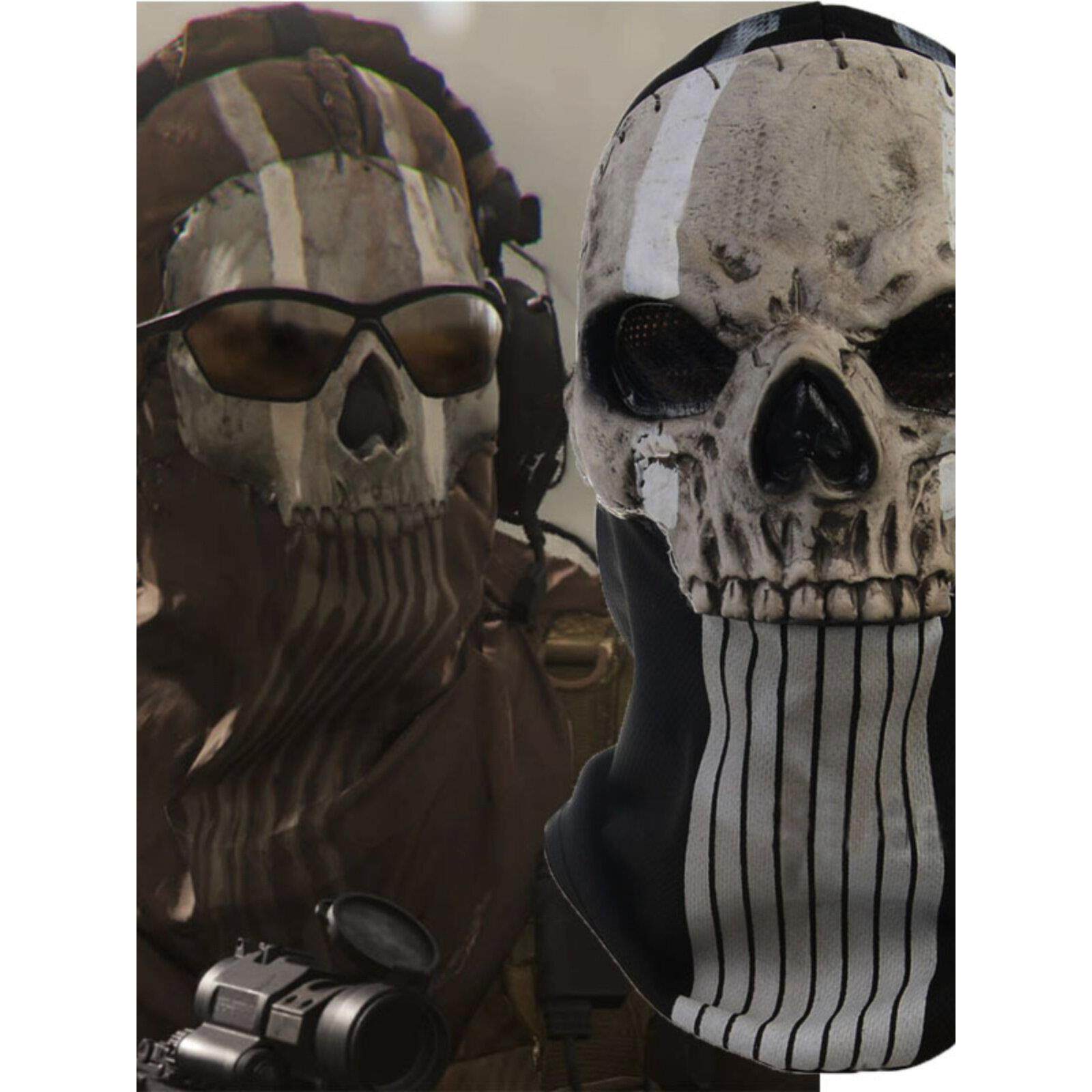 《使命召唤:战斗区域2》骷髅面具万圣节游戏角色道具Ghost Mask