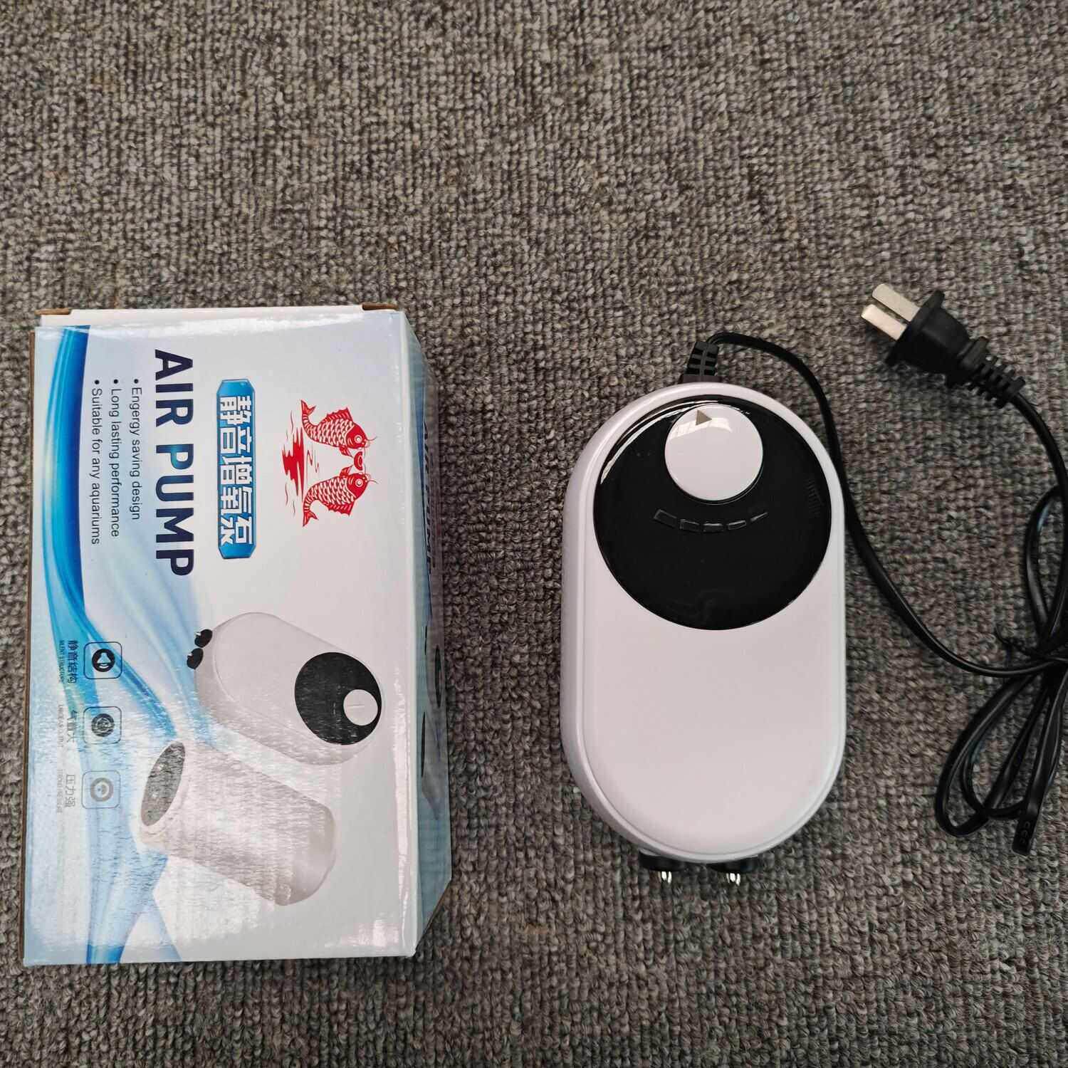 鱼缸增氧泵水族箱氧气泵小型家用静音打氧机养鱼充氧器钓鱼冲氧泵