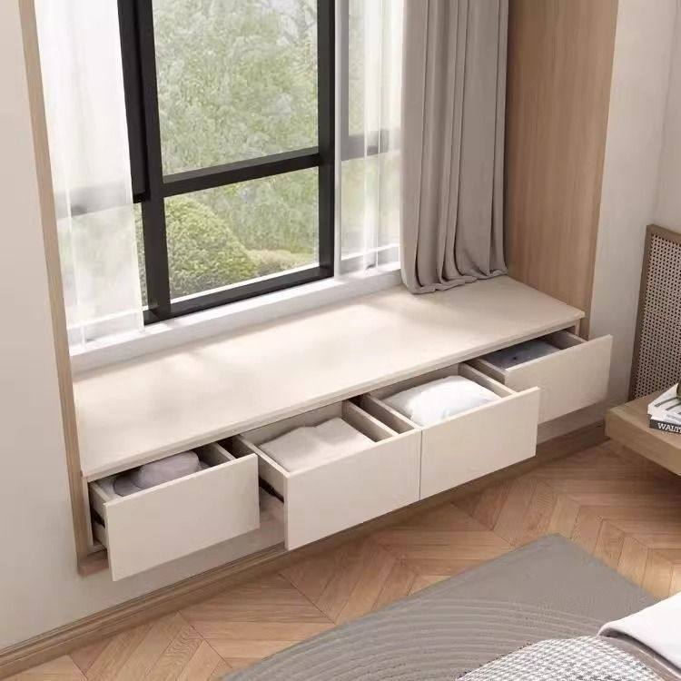 实木生态板飘窗收纳柜阳台书柜储物置物架窗边抽屉卧室可做多功能,住宅家具,飘窗柜,淘宝优惠券,粉丝福利购,淘宝优惠卷