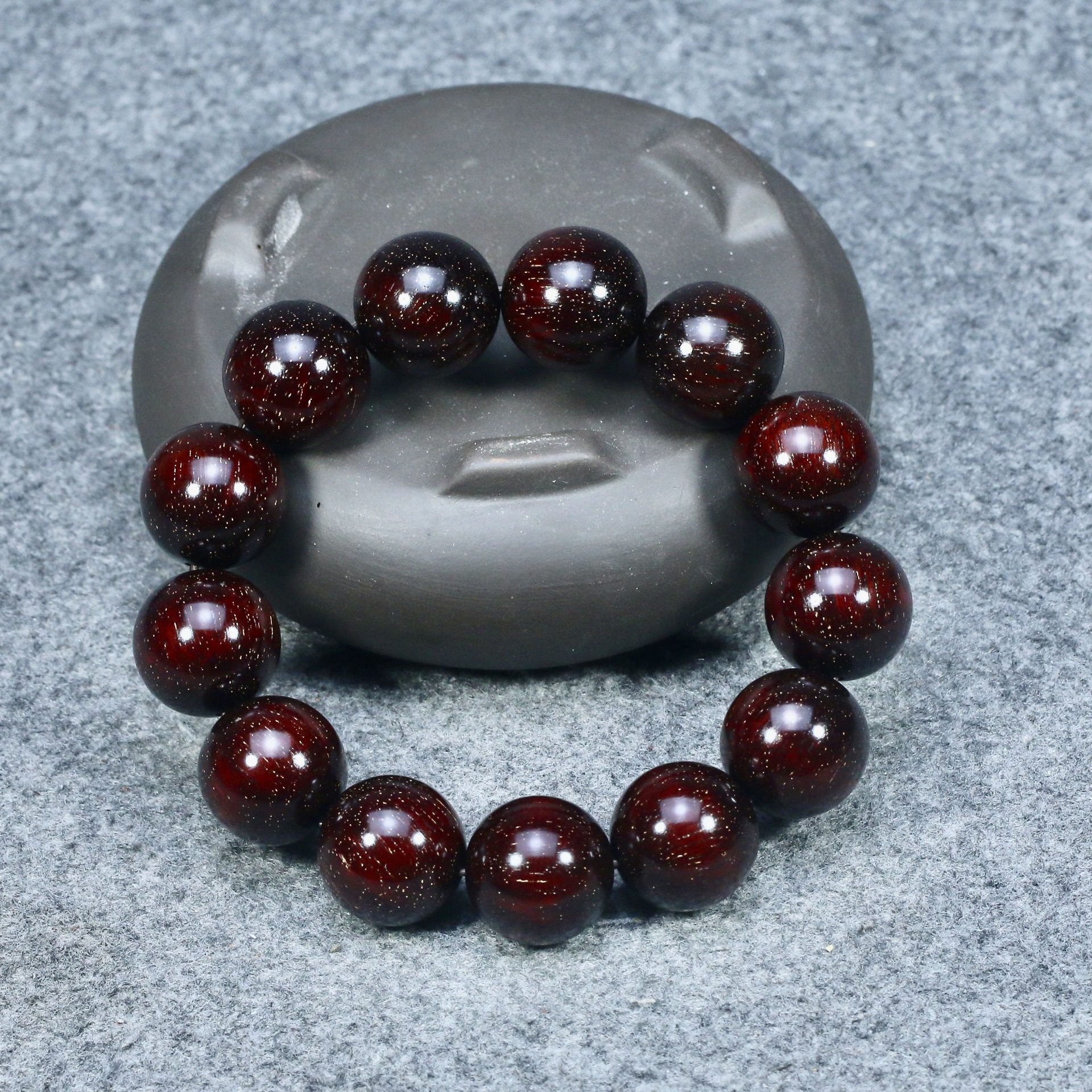 严选印度小叶紫檀18mm*13颗爆满金星高油高密天花板老料文玩手串,饰品/流行首饰/时尚饰品新,紫檀,淘宝优惠券,粉丝福利购,淘宝优惠卷