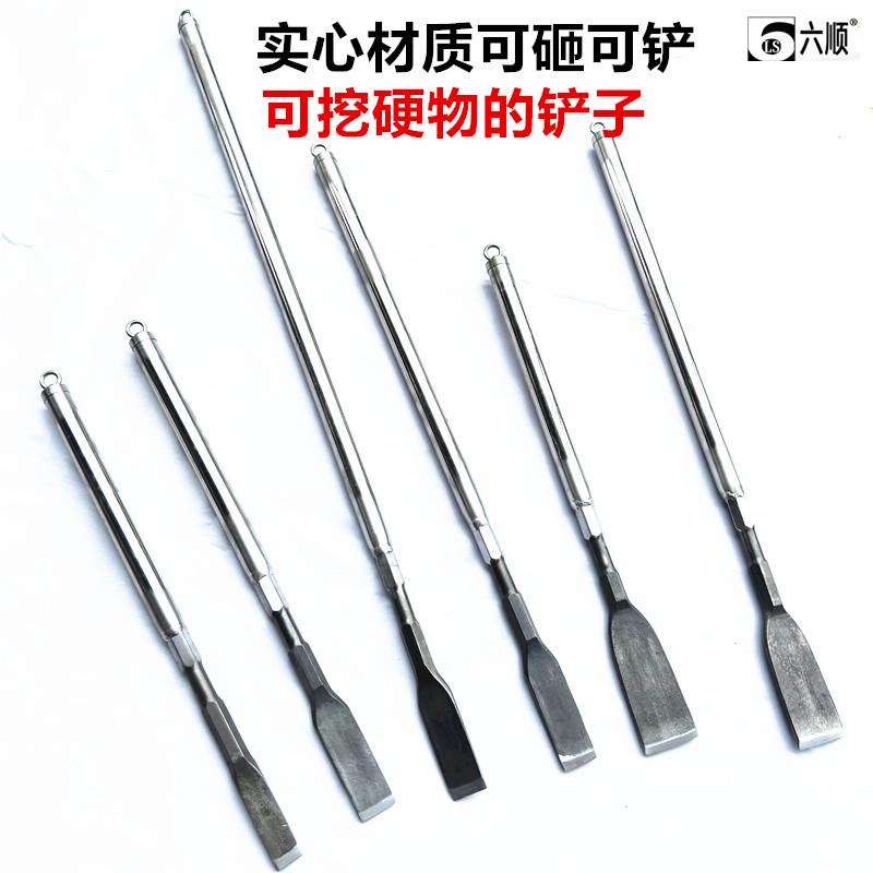 加长加厚直身挖野菜神器挖蒜铲子刨根蚯蚓园艺除草种花工具铲松土