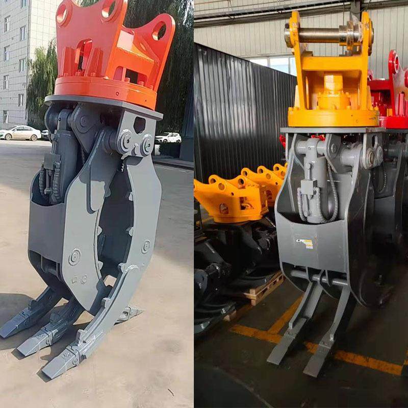 轮式挖掘机带夹木器360度旋转抓木机林场用钩机挂液压抓木器,农机/农具/农膜,林业机械,淘宝优惠券,粉丝福利购,淘宝优惠卷