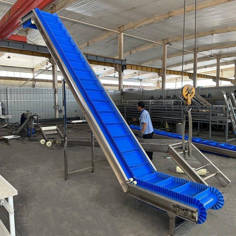 厂家直供不锈钢链板提升机皮带裙边输送机多层网带输送机耐高温