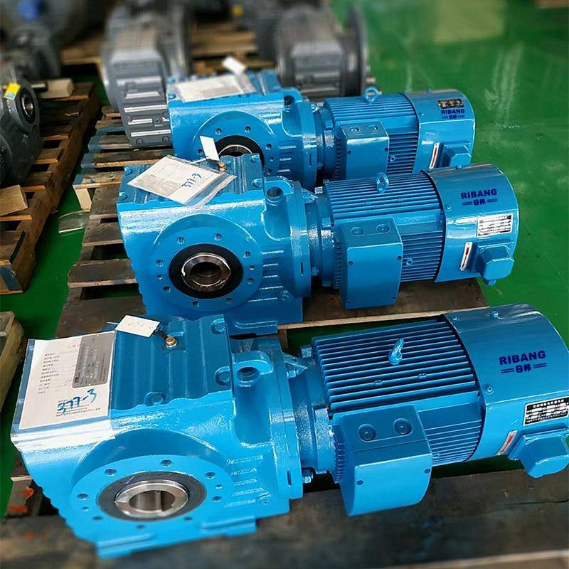 日邦SAZ97齿轮蜗轮减速机小法兰自锁功能广泛用于各种起重机械