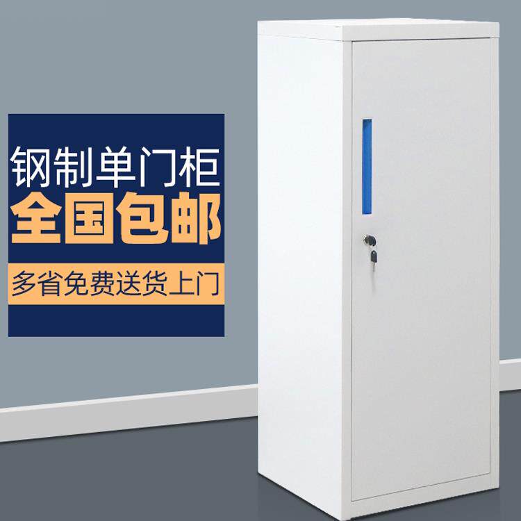 乐享明美钢制文件柜单门铁皮柜办公资料隔断柜家用储物边角柜矮柜