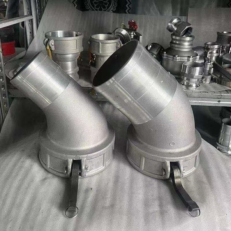 市政吸污车接头不锈钢快装卡扣式快速连接器排污管路软管对接弯头