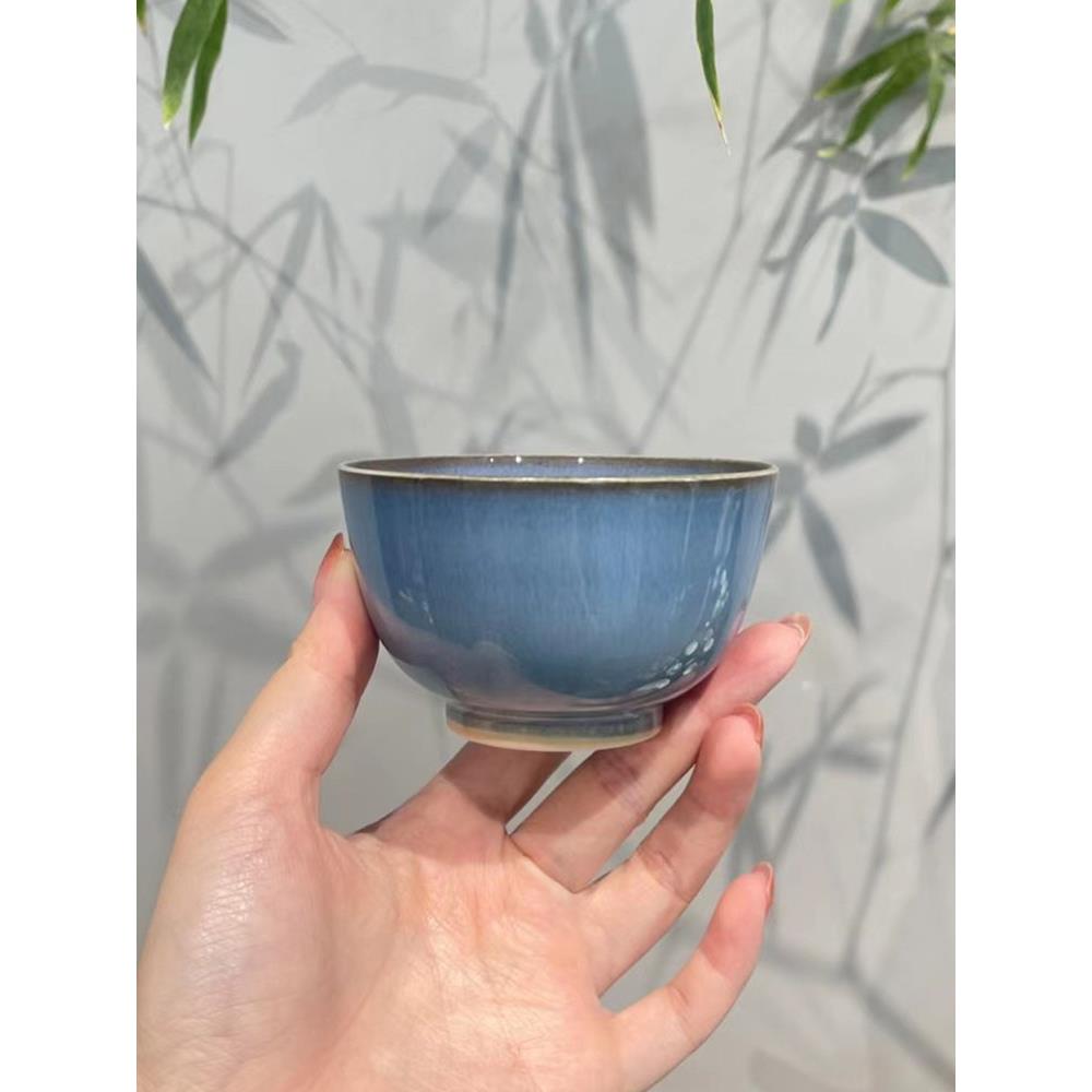 景哲羌窑窑炉改造大师杯品鉴杯单杯茶杯陶瓷茶杯功夫茶具茶杯大容