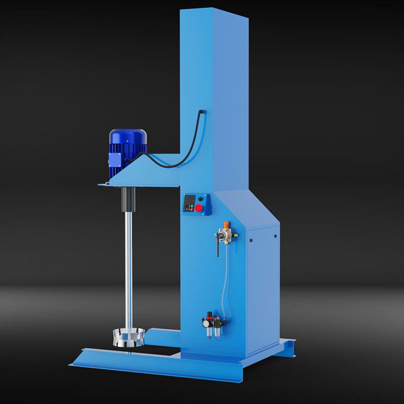 浙江义乌厂家加工定制分散机变频变速涂料油漆乳胶3KW升降搅拌机