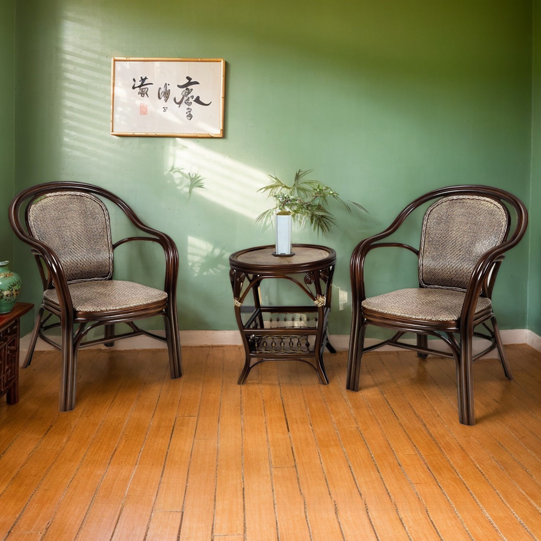 天然真藤阳台休闲藤椅藤编椅子喝茶桌组合三件套靠背椅老藤椅藤条,住宅家具,阳台椅,淘宝优惠券,粉丝福利购,淘宝优惠卷